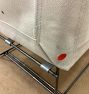 Open Box: Steele Canvas Laundry Cart, 3 Bushels - Natural Canvas &amp; Gray Vinyl