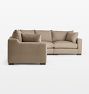 Sublimity 3-Piece Arm Sofa with Curved Wedge Corner