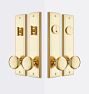 Door Set Chadwick Ext Chadwick Knob x knob CP French Door Set