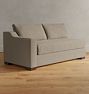 Sublimity Studio Sectional Left Arm Sofa with Bench Cushion, Ghent Morel