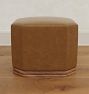 Ameer Leather Ottoman