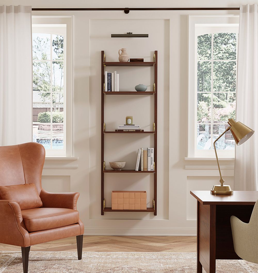Hart Modular Walnut Shelving Unit by Rejuvenation