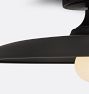 Poplar Semi-Flush Mount, Brass Shades