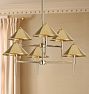 Rhone Double Tier Chandelier, 36" Width in Metal Shades