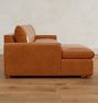 Roswell Leather 2-Piece Chaise Sectional