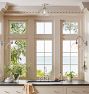 Theo Semi-Flush Mount, Glass Shades