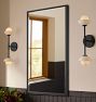Traditional Beveled Metal Frame Mirror