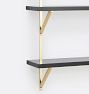 Triple Shelf Brackets Set