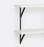 Double-Shelf Bracket Set