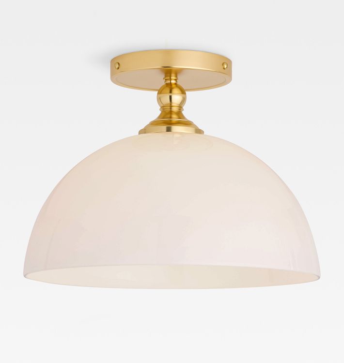 Salem Bare-Bulb Semi-Flush Mount | Rejuvenation
