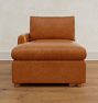 Roswell Leather Chaise Sectional Component
