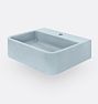 Alice Bath Sink Single 22in Monohole With Bracket Aqua
