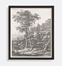 Landscape with Apollo and Daphne by Antonie Waterloo 15x17in