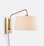 Open Box: Farley Swing-Arm Sconce (18") - Antique Brass