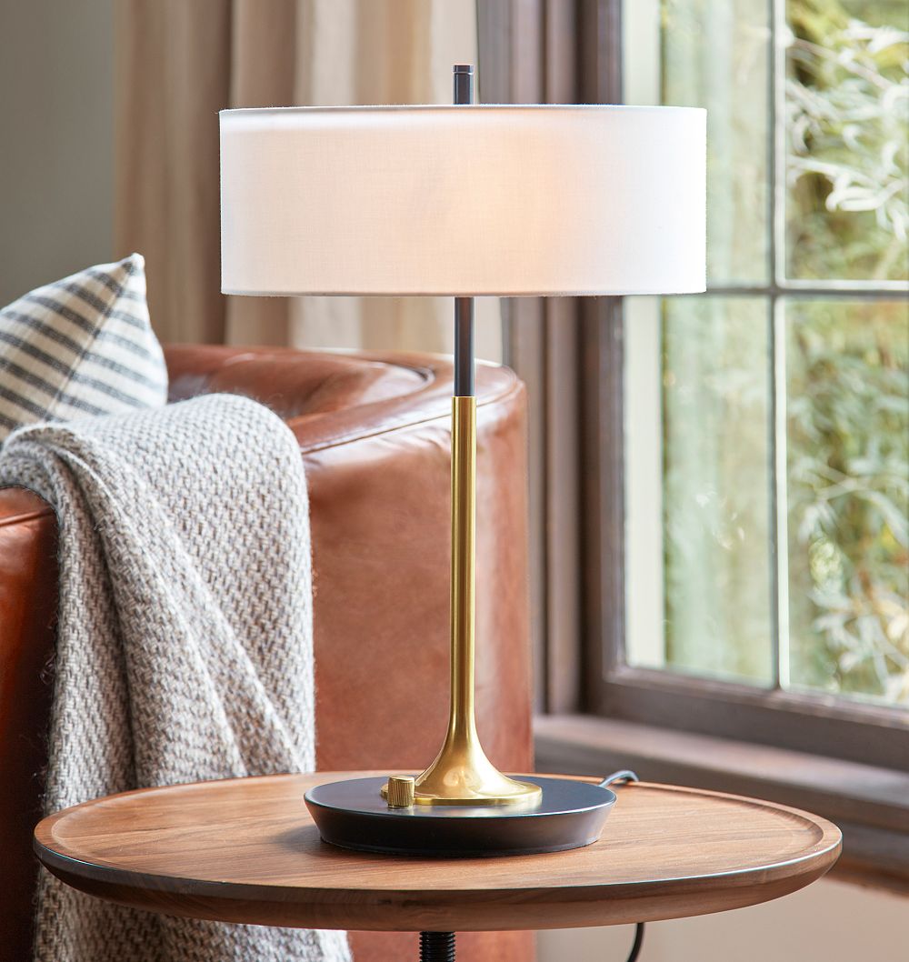 Pepin Table Lamp with Touch Dimmer by Rejuvenation