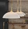 Poplar Pendant, Glass Shade