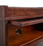 Vintage 1920s Mission Globe Case with Glass Front Shelves 6-Piece