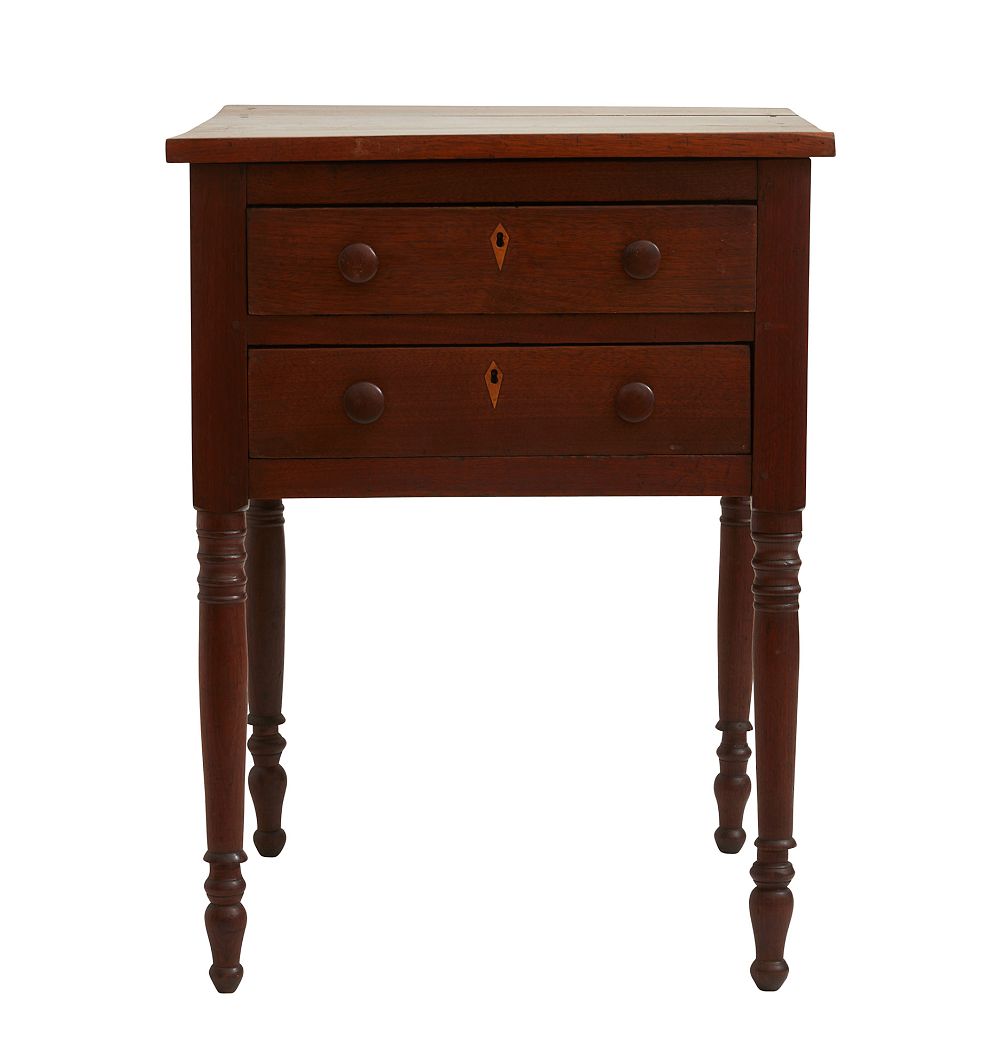 Vintage 2-Drawer Side Table by Rejuvenation