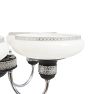 Vintage Art Deco Chandelier Streamline 5 Light Cup Shades