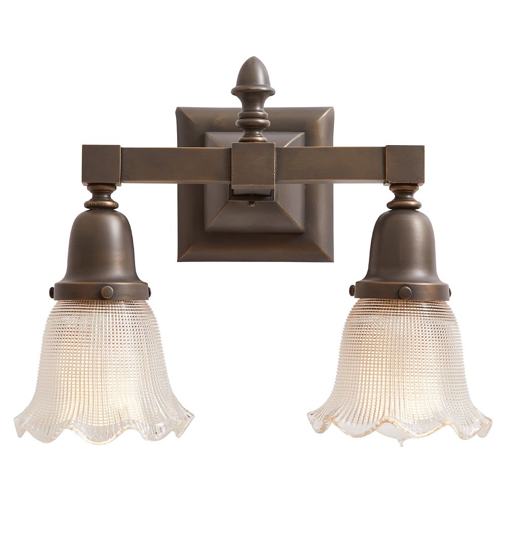 Vintage Arts and Crafts Double Sconces Pair of 2 by Rejuvenation