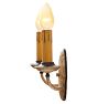 Vintage Pair Revival Double Sconce Silver Candle