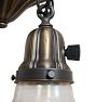Vintage Pendant Colonial Revival 2 Light Lions Head