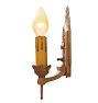 Vintage Set Art Deco Sconce One Double and Three Singles Light Candle