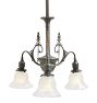Vintage Victorian Chandelier 3 Arm electric