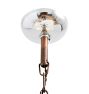 Vintage Art Deco Chandelier Streamline 5 Light Cup Shades