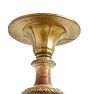 Vintage Classical Revival Chandelier 5 Light Bare Bulb