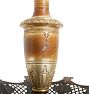 Vintage Classical Revival Chandelier 5 Light Bare Bulb