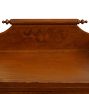 Vintage Side Table Gallery Top Grainpainted w/Door &amp; Drawer