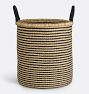 Merrick Handwoven Striped Basket