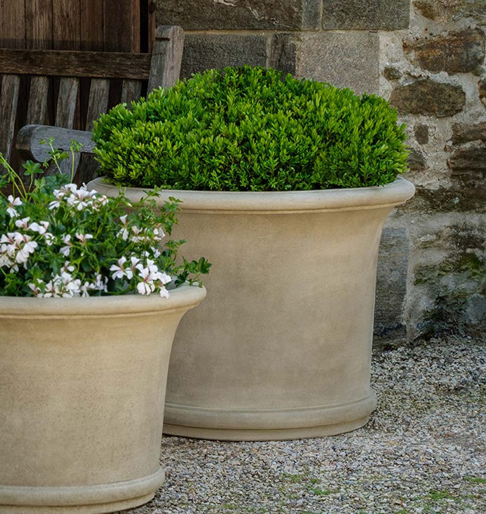 Sagamore Cast Stone Planter by Rejuvenation
