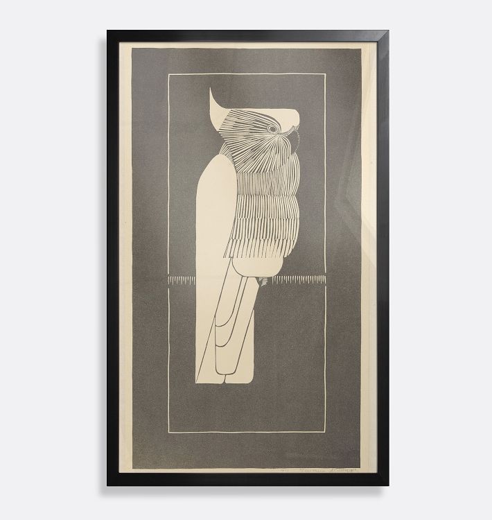 Crowned Cockatoo by Samuel Jessurun De Mesquita Framed