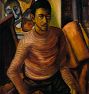 Self-Portrait by Malvin Gray Johnson Framed Reproduction Wall Art Print