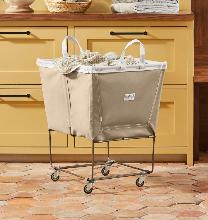Steele Canvas x Rejuvenation Steeletex Laundry Cart | Rejuvenation
