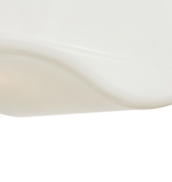 Vintage Czech Wave Form Flush Mount/Sconce by Rejuvenation
