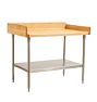 Vintage Industrial work Bench with Pine Top