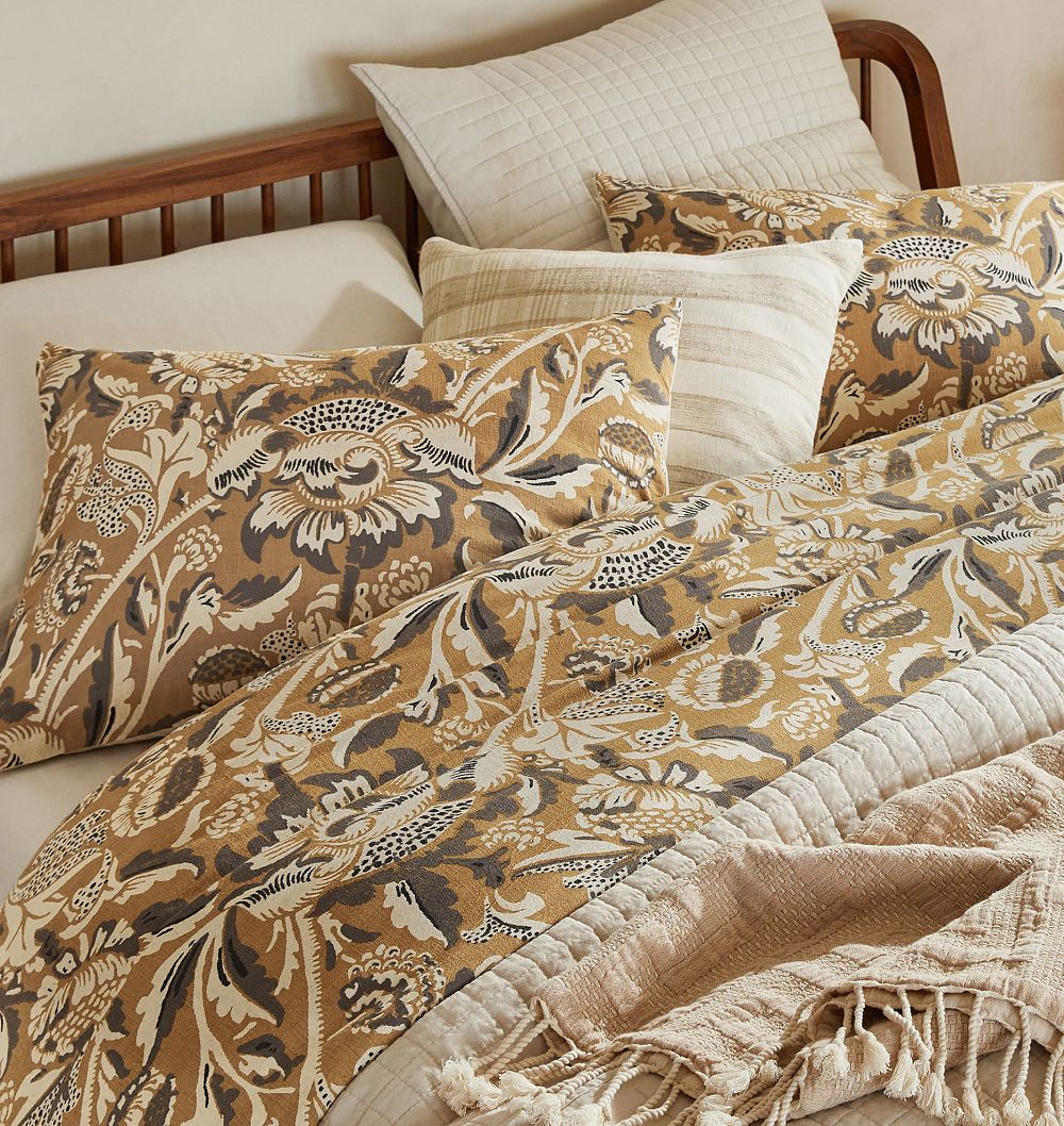 Cassia Botanical Print Duvet & Shams by Rejuvenation