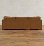 Wrenton Leather 2-Piece Chaise Sectional