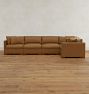 Wrenton Leather 5-Piece Modular Sectional Sofa