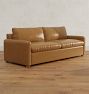 Roswell Leather Sofa, 72-108"