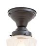 Flush Mount with Vintage Pressed Frame Shade