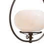 Vintage Classical Revival Gas Hoop Pendant
