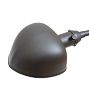 Vintage Industrial Cast Iron Gooseneck Clamp-On Lamp