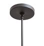 Vintage Mid Century Modern Czech Pendant with Dome Shade