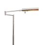 Vintage Mid Century Modern Nickel Plated Rectagular Task Floor Lamp