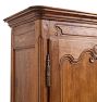 Vintage Traditional French Walnut Doube Door Armoire