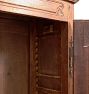 Vintage Traditional French Walnut Doube Door Armoire